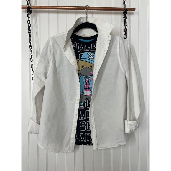 Zara Button Up Shirt - Urban Pipeline Pants - s1ope Need Space Bear Lot Set 12 - Picture 2 of 9